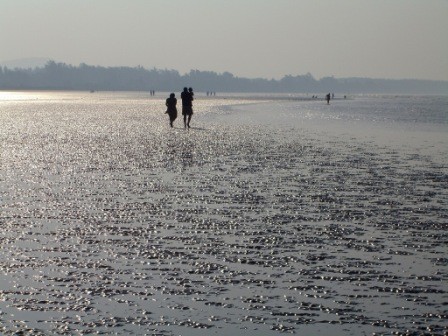 Landscape: Young Family on the Beach